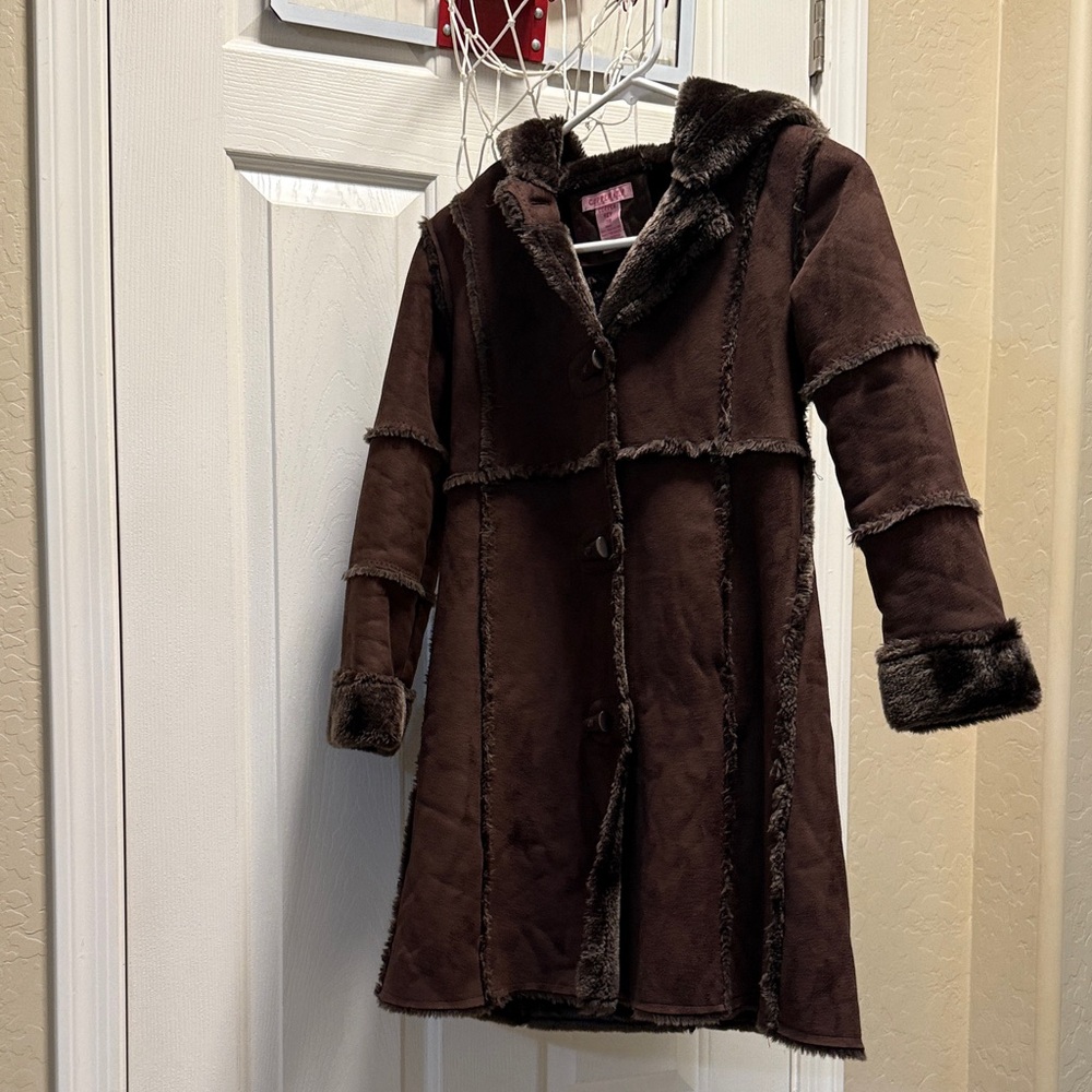 Copper Key Brown Kids Coat
